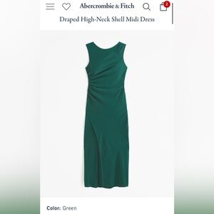 Abercrombie draped skirt dress